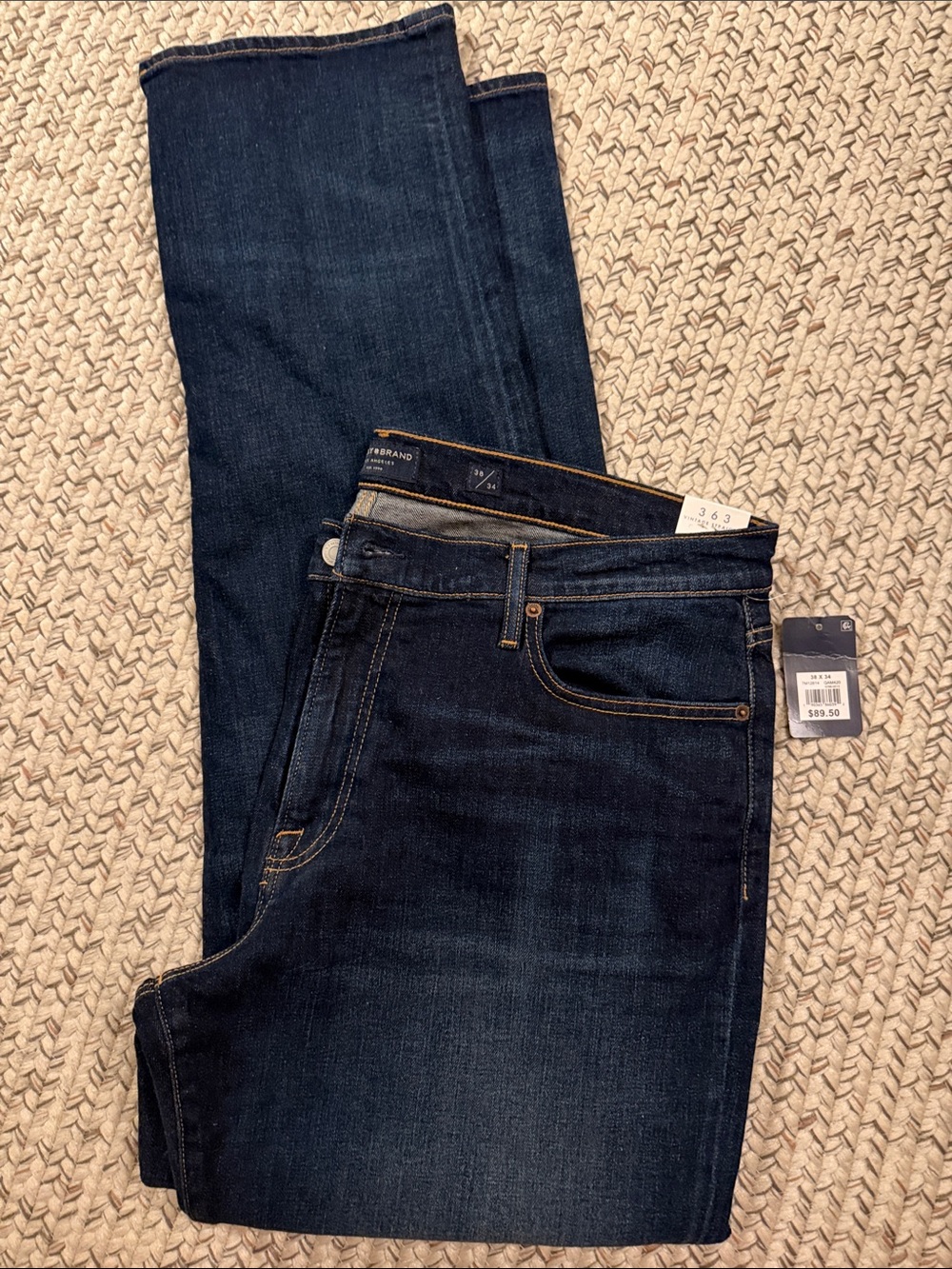 Lucky Brand Dark Indigo Straight Jeans